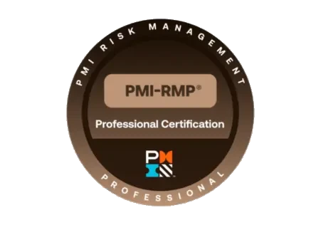 PMI Risk Management Professional certification badge