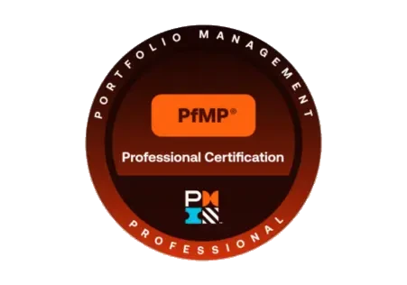 Portfolio Management Professional certification badge